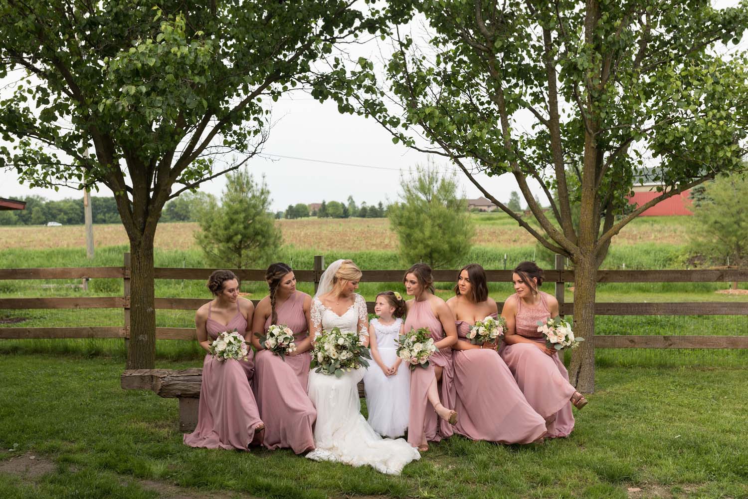 frutig farms the valley bridal party