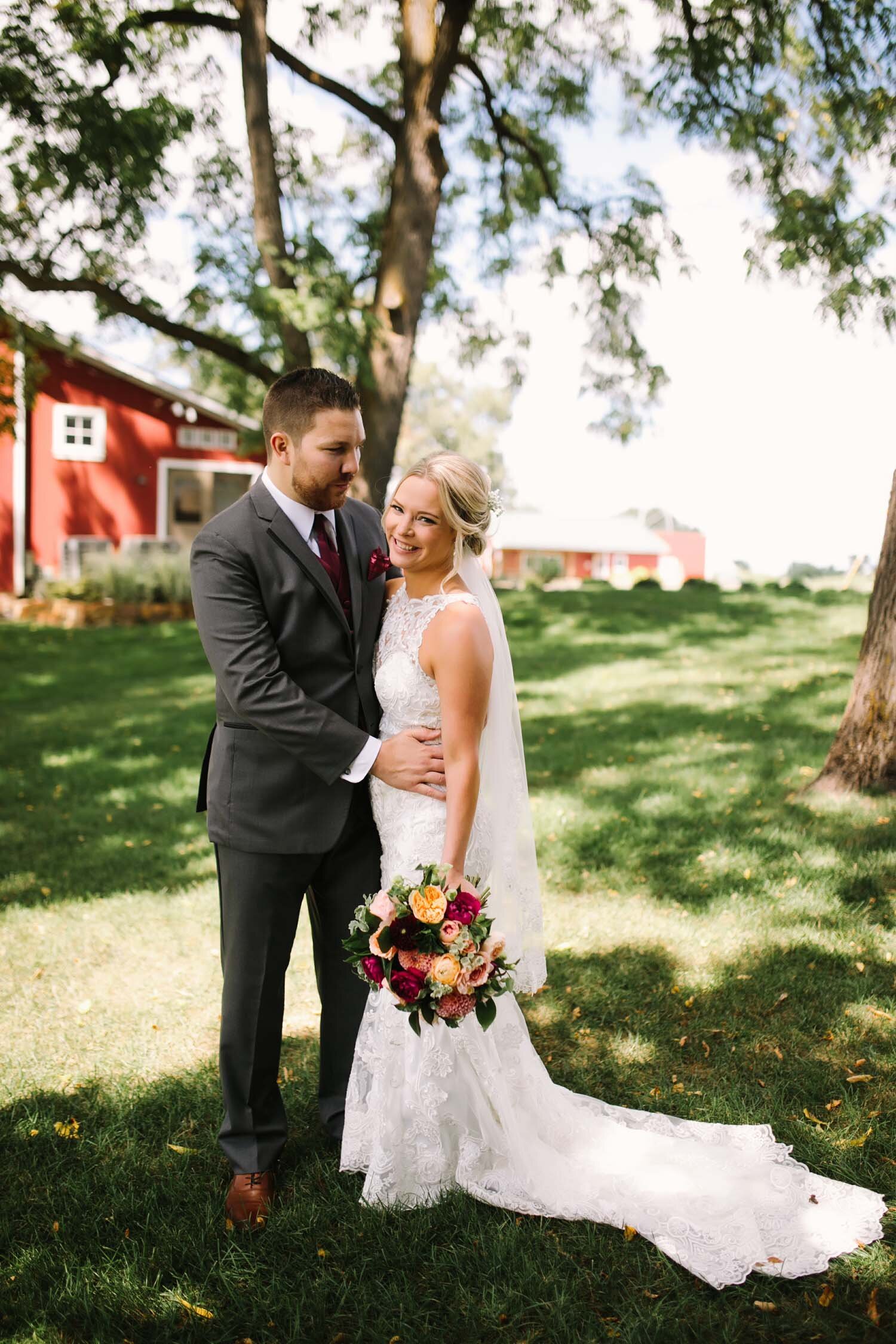 bride and groom