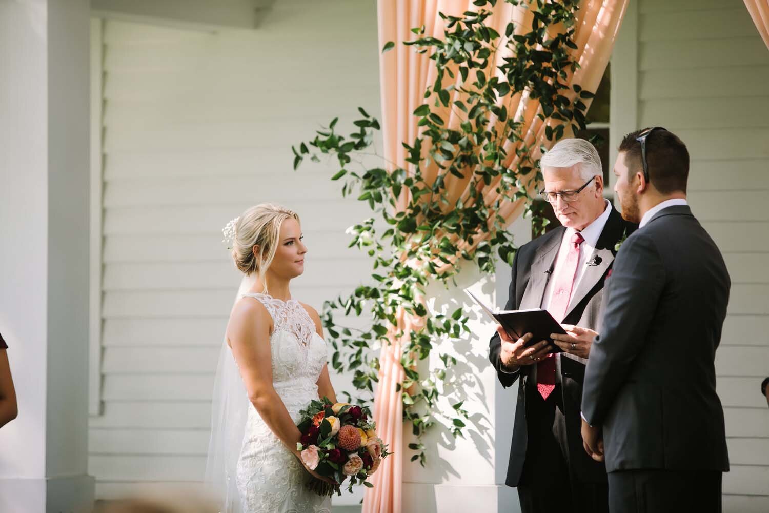 cornman farms outdoor wedding ceremony