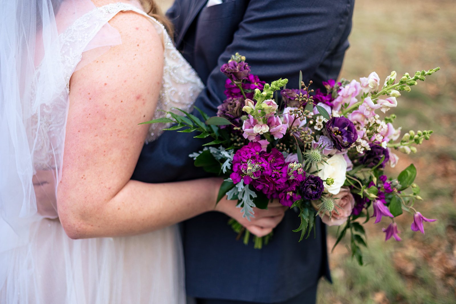 Bride's bouquet cornman farms