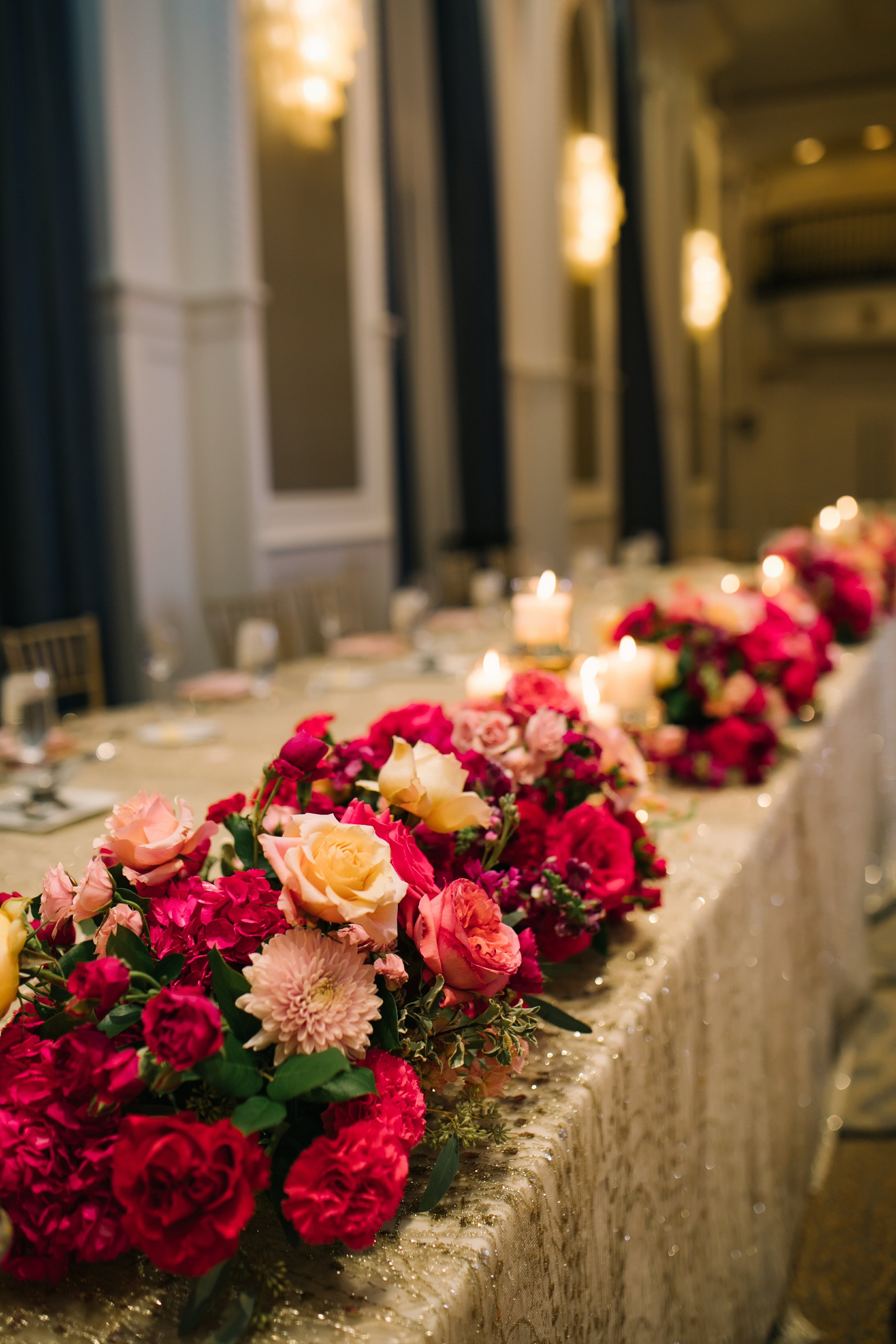 Head tablescape by Red Poppy Floral Design Ann Arbor