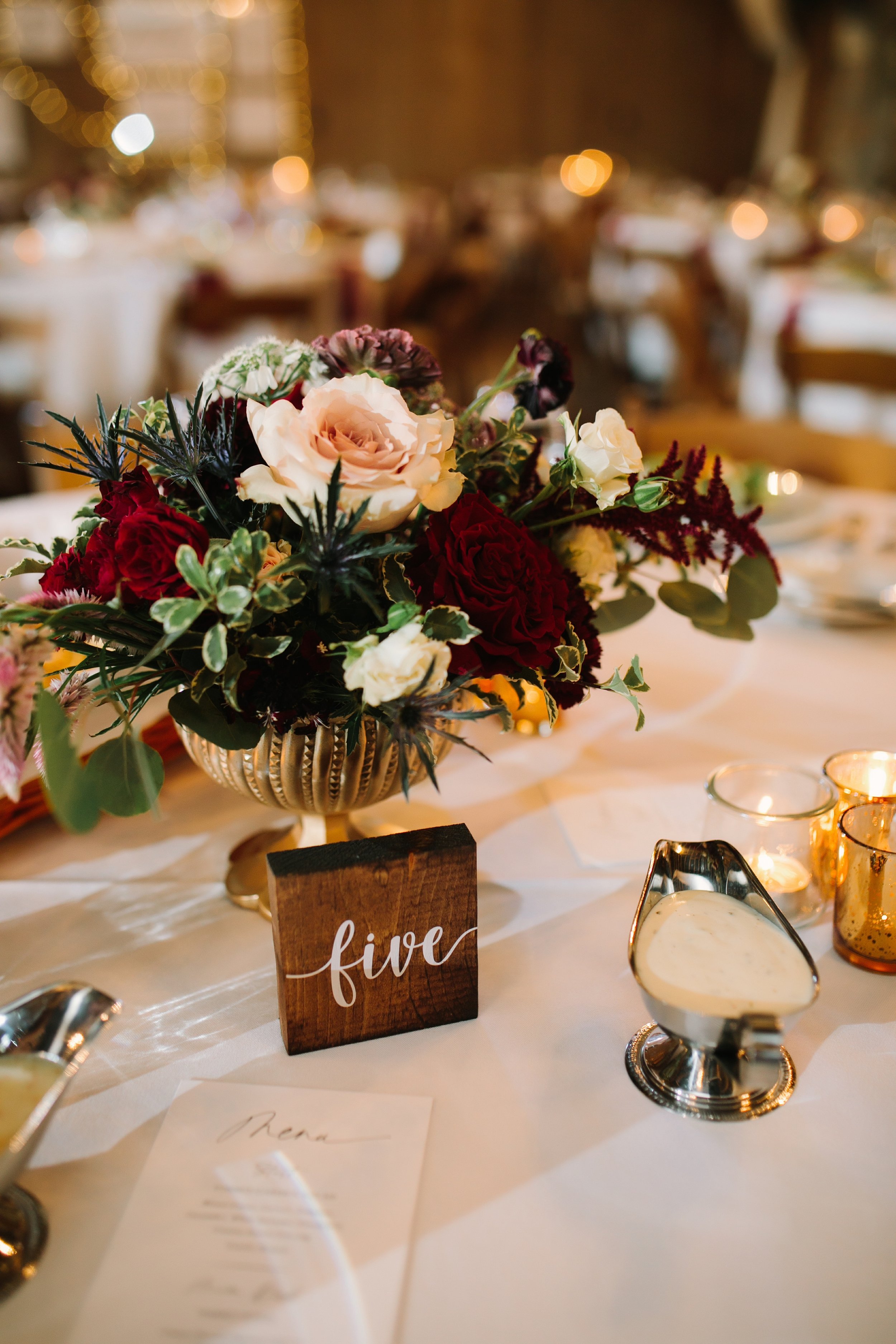 Centerpieces by red poppy floral design ann arbor