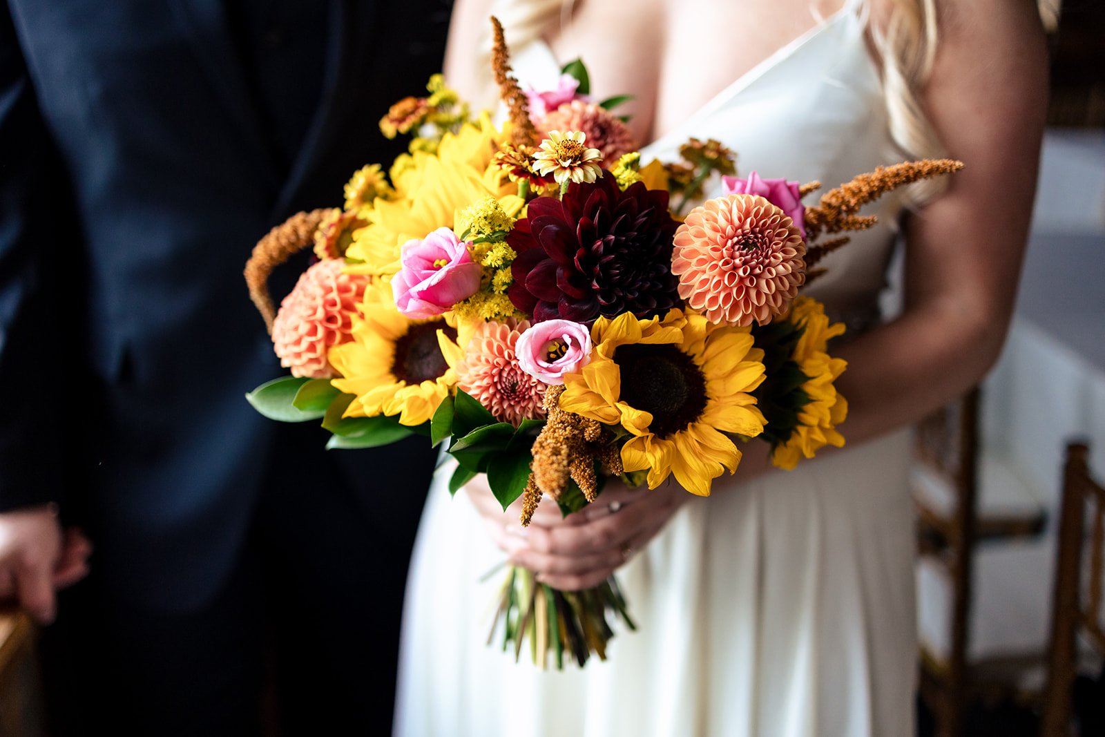 cornman farms wedding bouquet