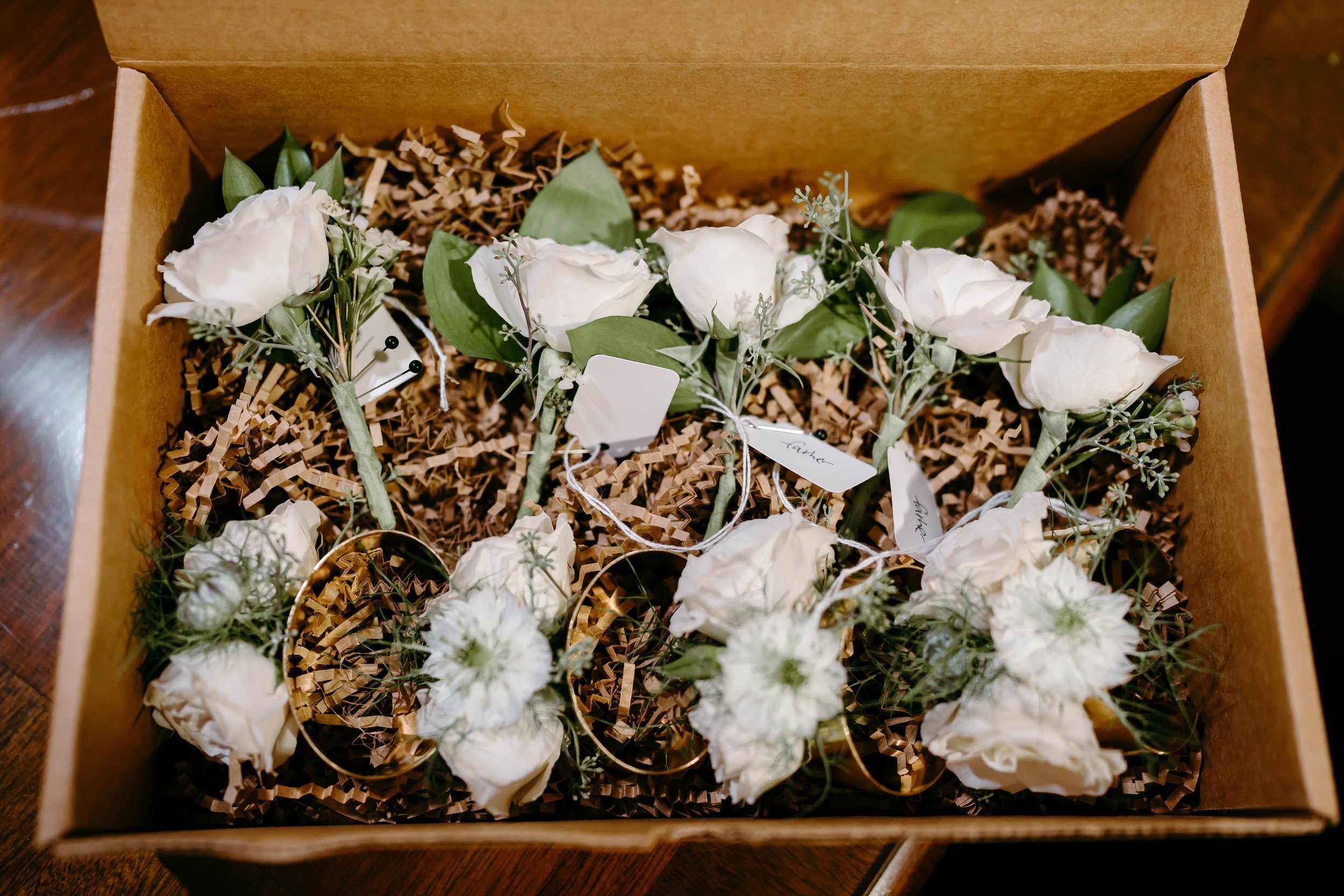 michigan league wedding boutonnieres