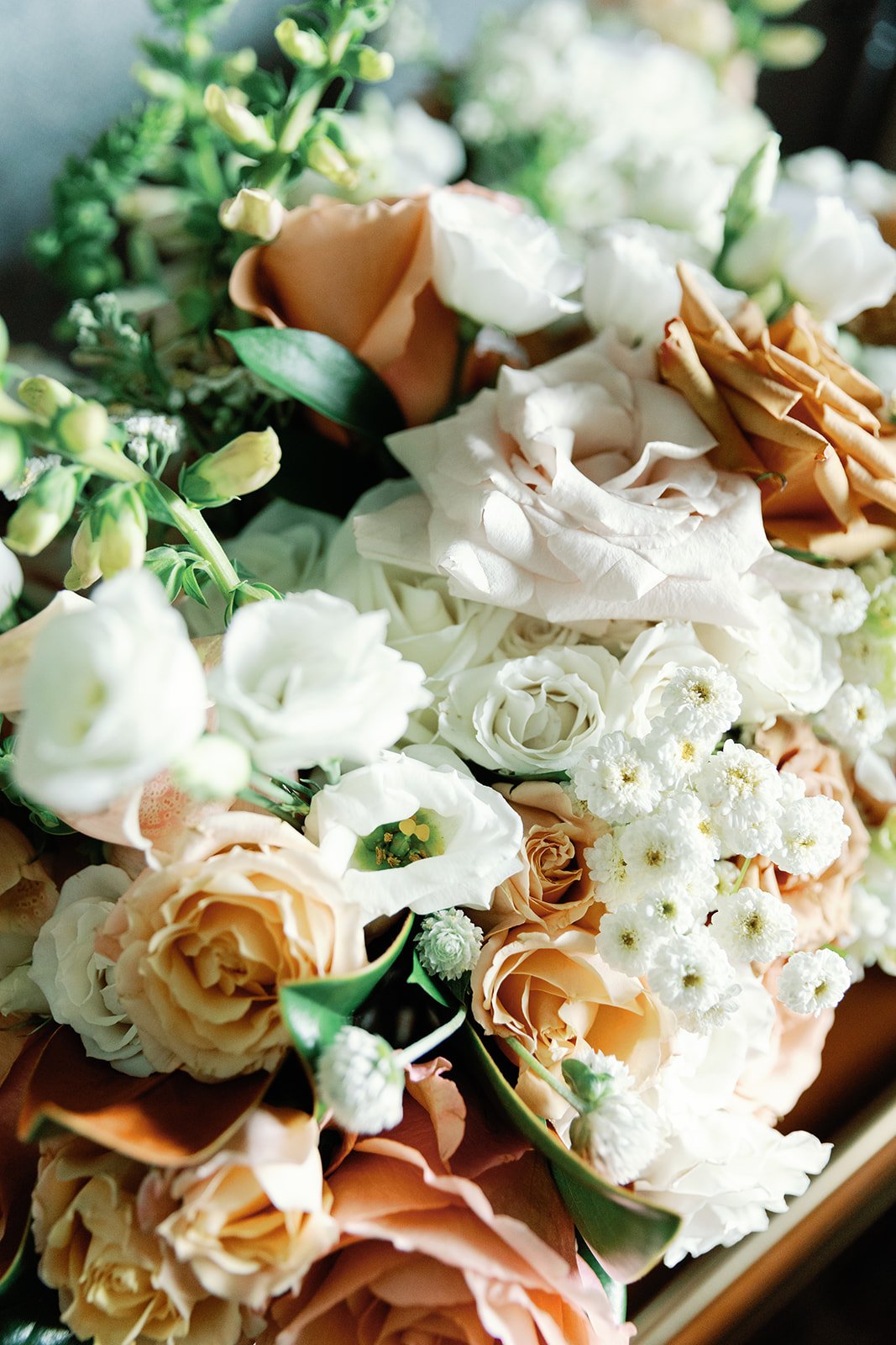 Terracotta wedding flowers
