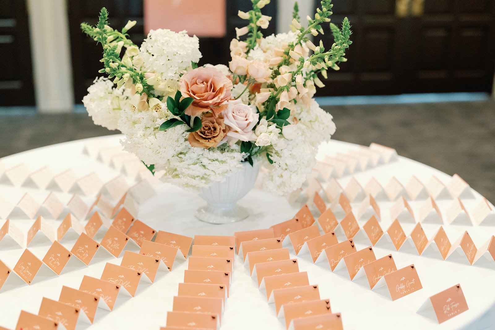 Placecard table at polo fields ann arbor