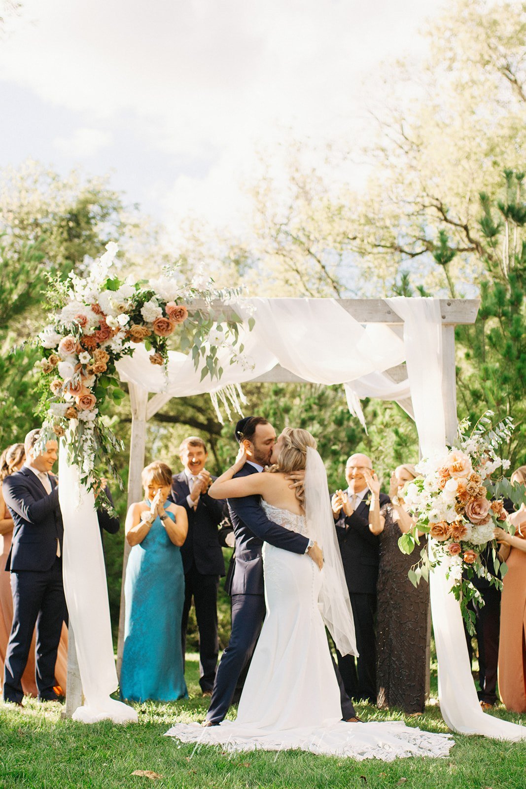 Chuppah at Frutig Farm ann arbor wedding