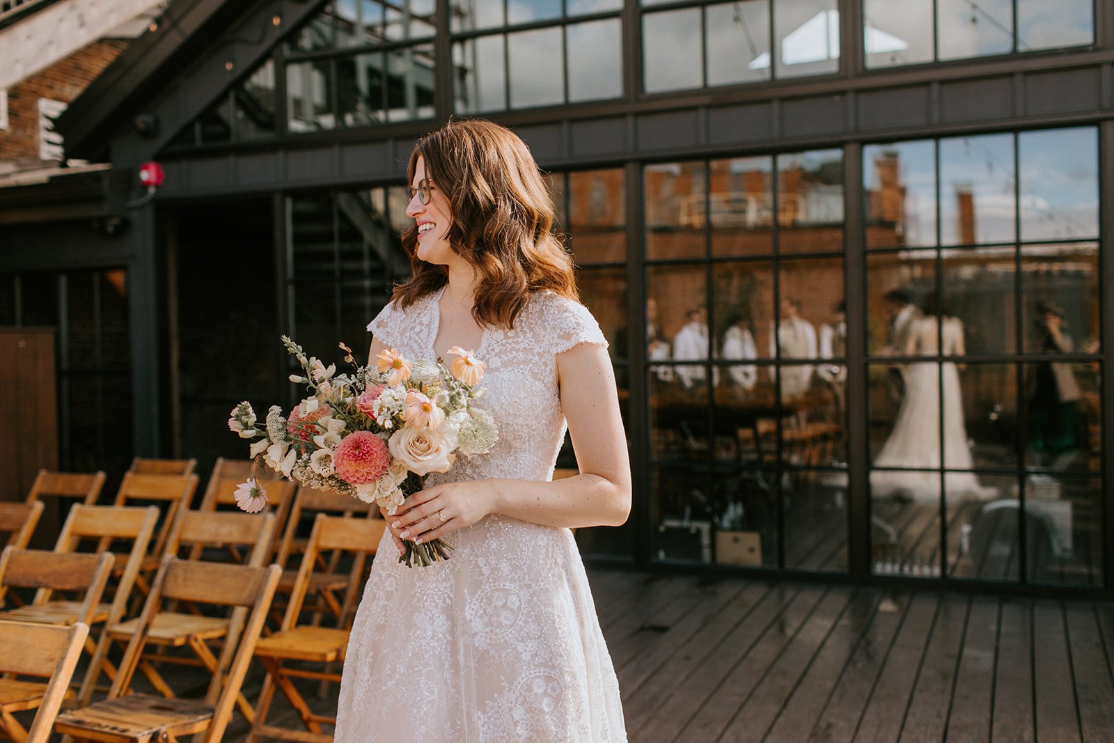 The Circ Wedding Ceremony terrace