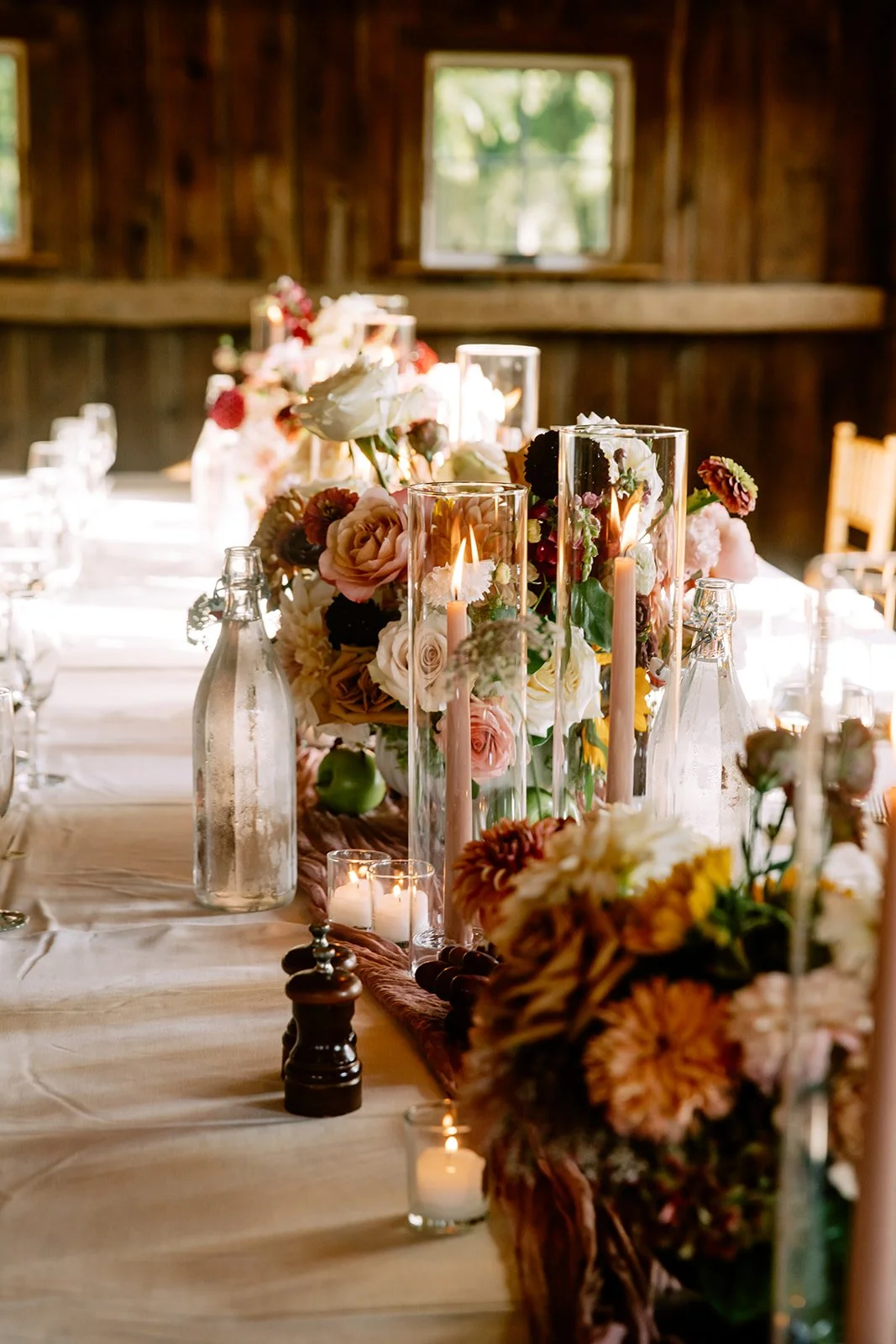 Cornman Farms reception flowers