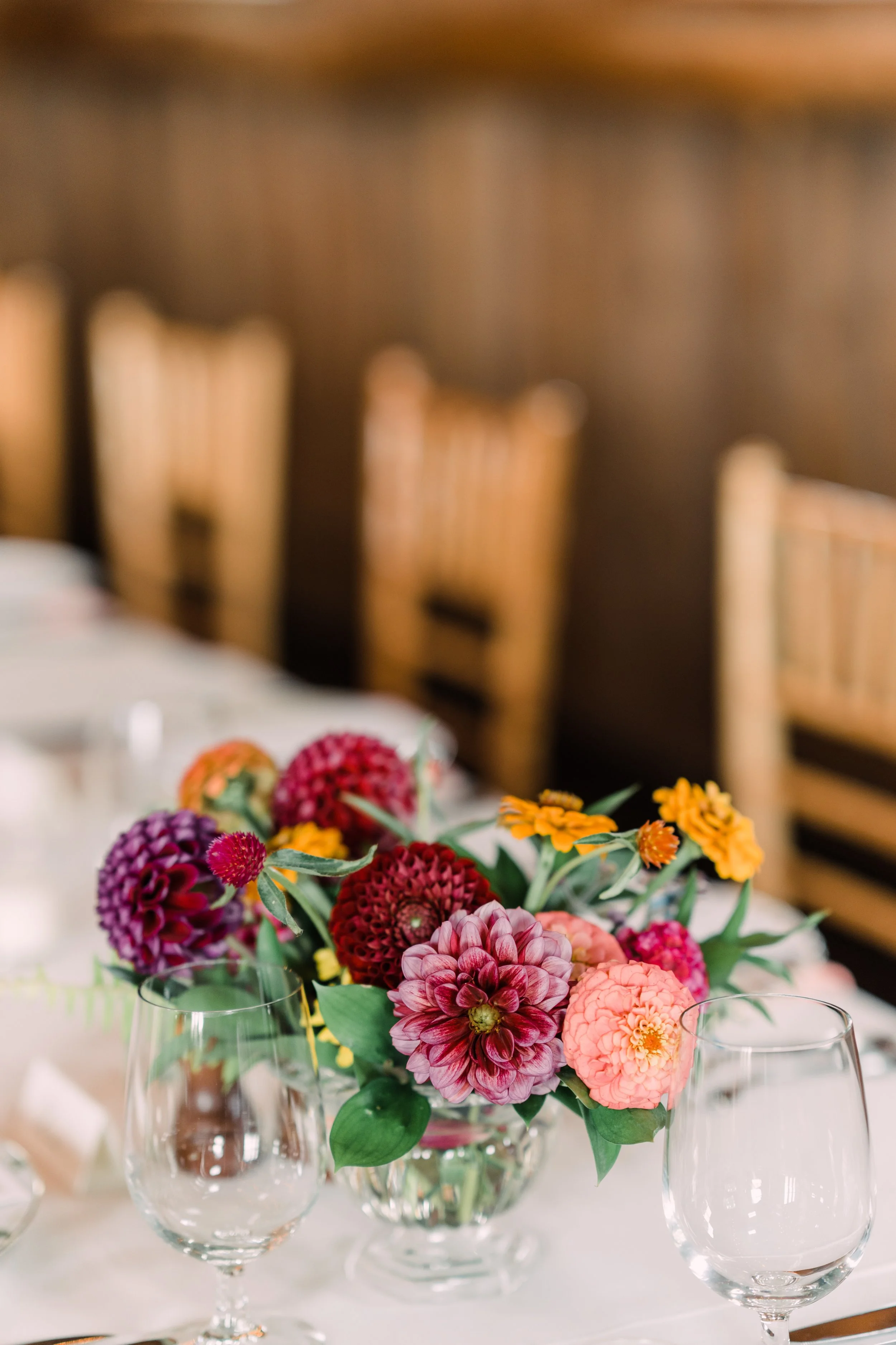 zingermans cornman farms wedding centerpiece