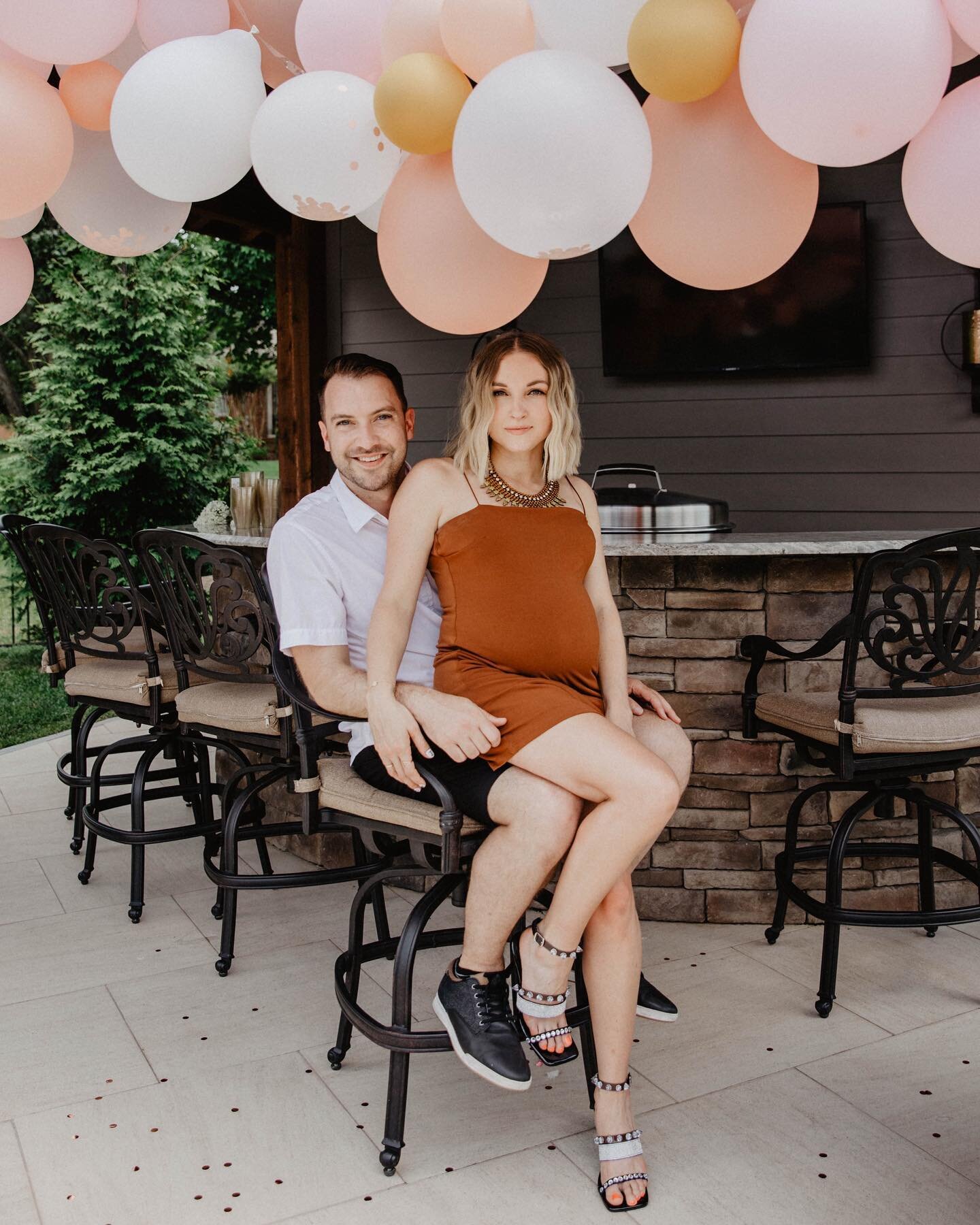 Mom + dad. 🤍 

So thankful for all who came to celebrate us and lil baby girl today. More pics to come;)

📸: @lifebyestelle