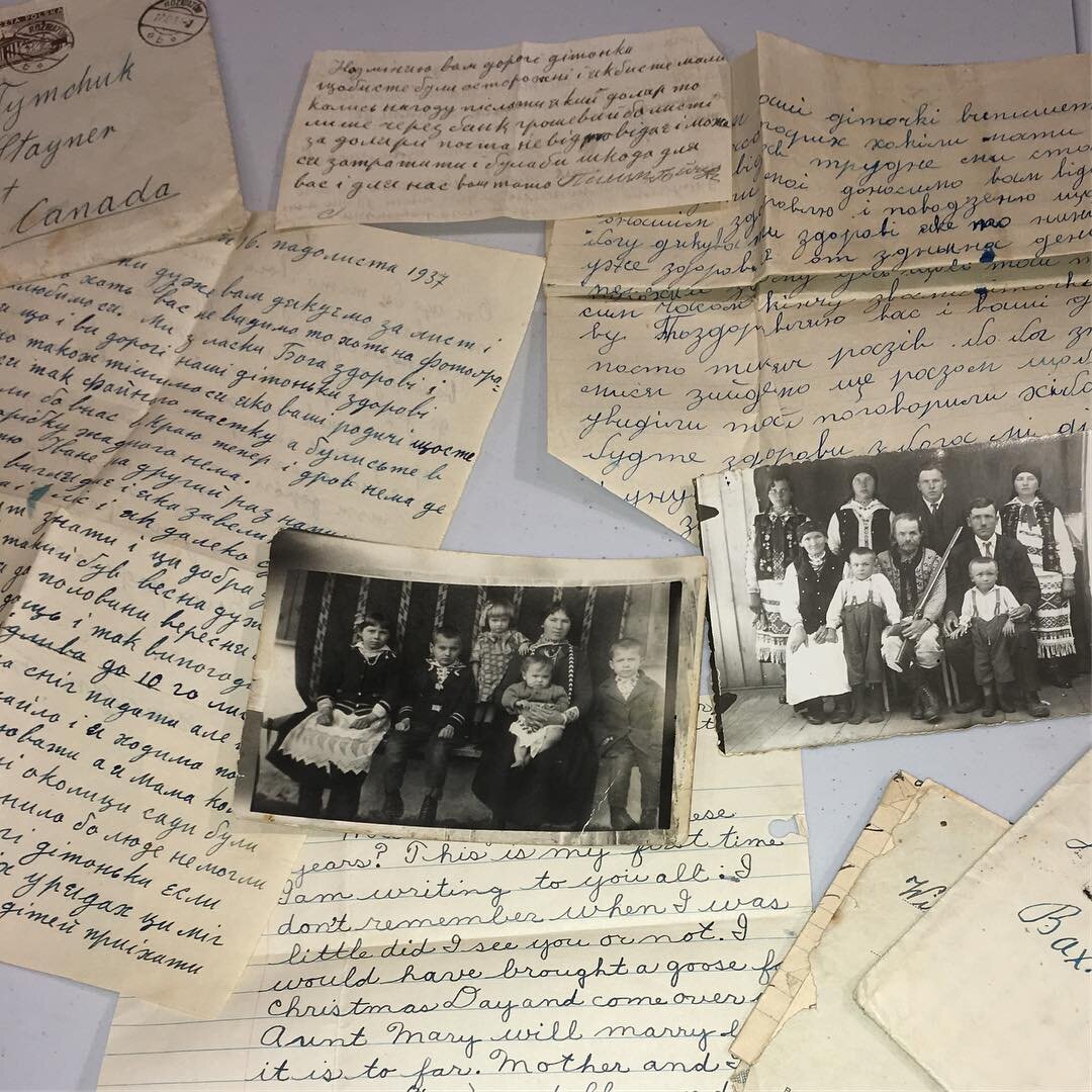 1937 Tymchuk Letters and phots.jpg