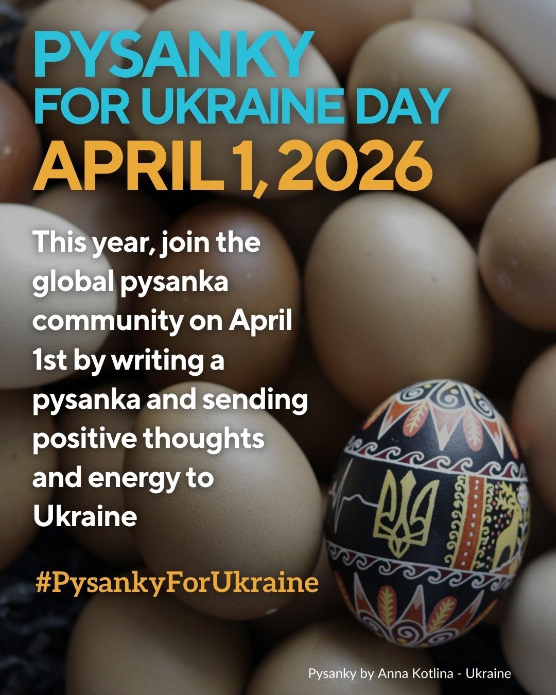 Pysanky for Ukraine Day