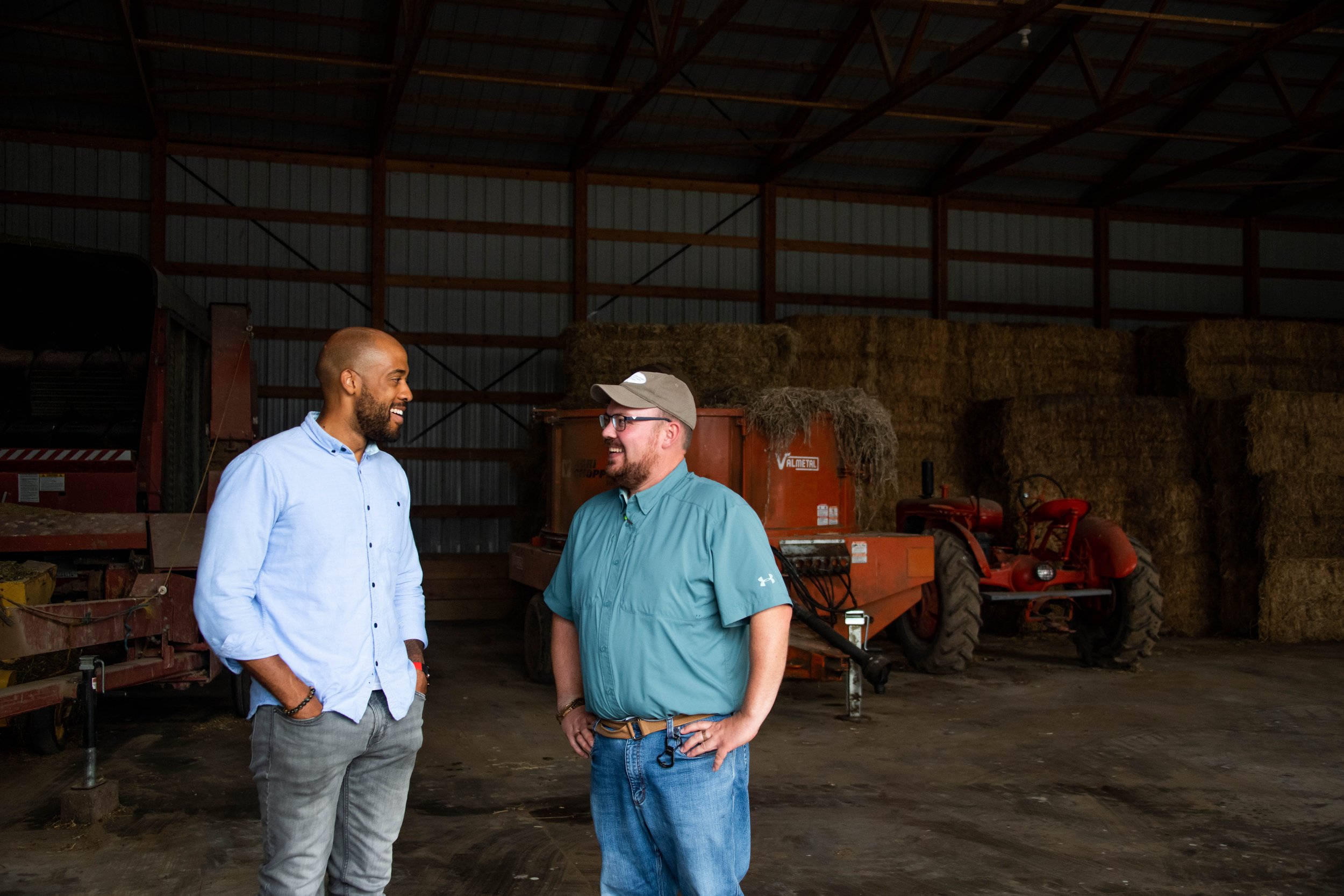 Senate candidate, Lt. Governor Mandela Barnes, at a campaign stop 