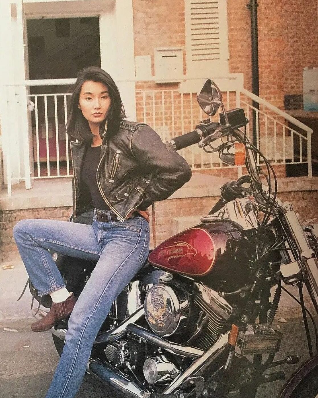 Actress Maggie Cheung, 1990