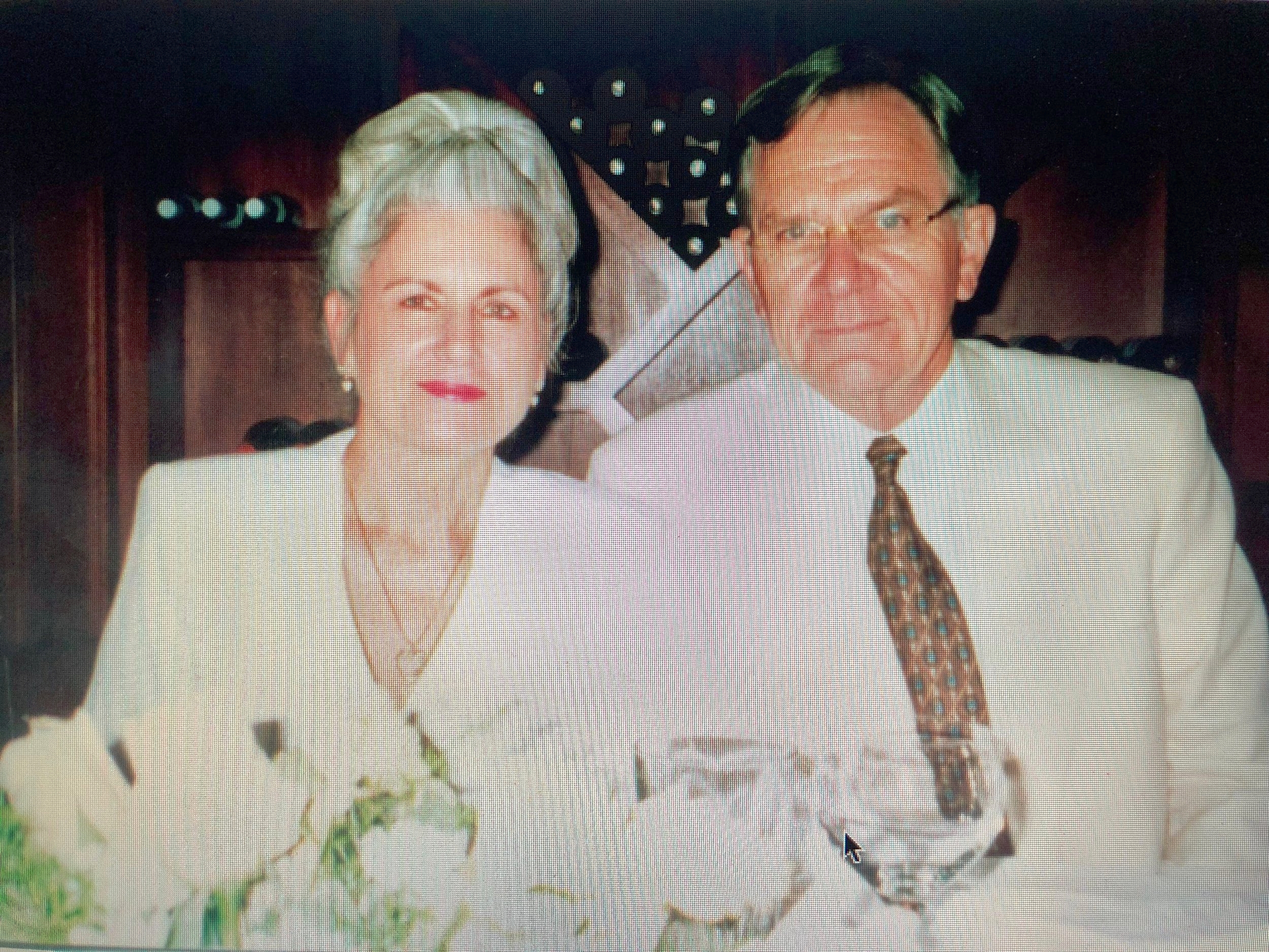 My grandparents on my mom's side celebrating their 40th anniversary in 2001.