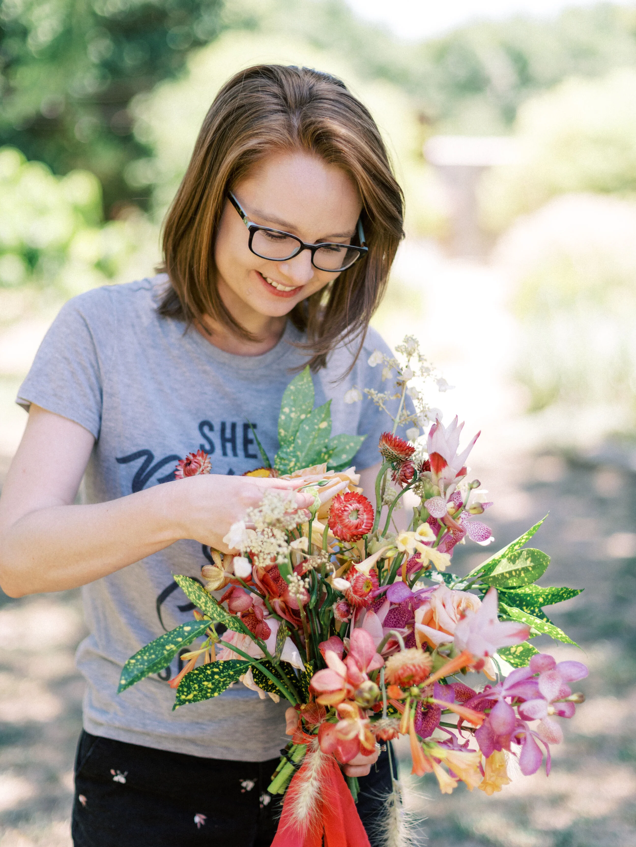 I was happy with how fun and vibrant this bouquet turned out!
