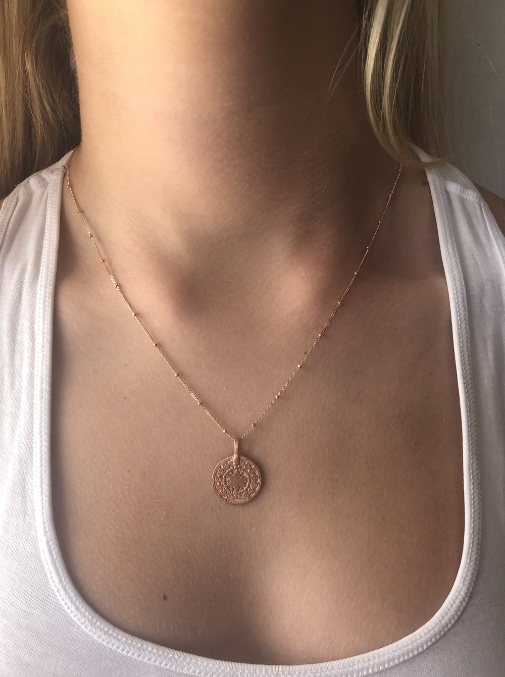 Sun Necklace Gold and Silver