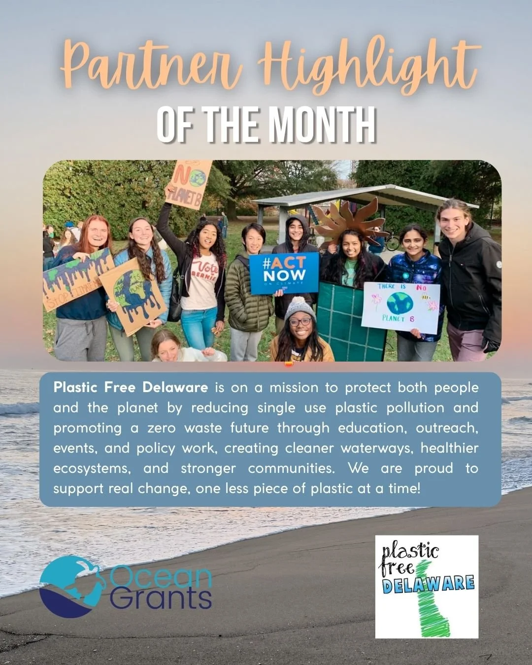 Partner Highlight of the Month - Plastic free delaware