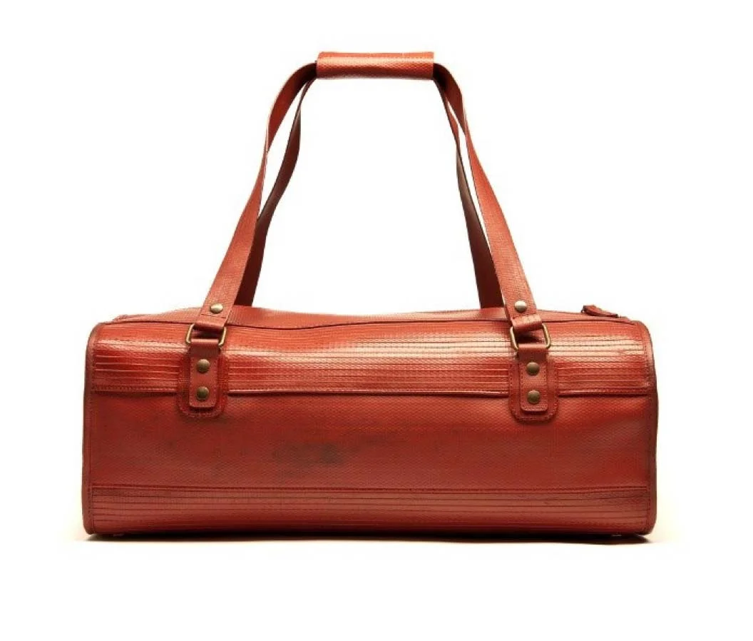 Fire Hose Overnight Bag, £215, Elvis and Kresse.