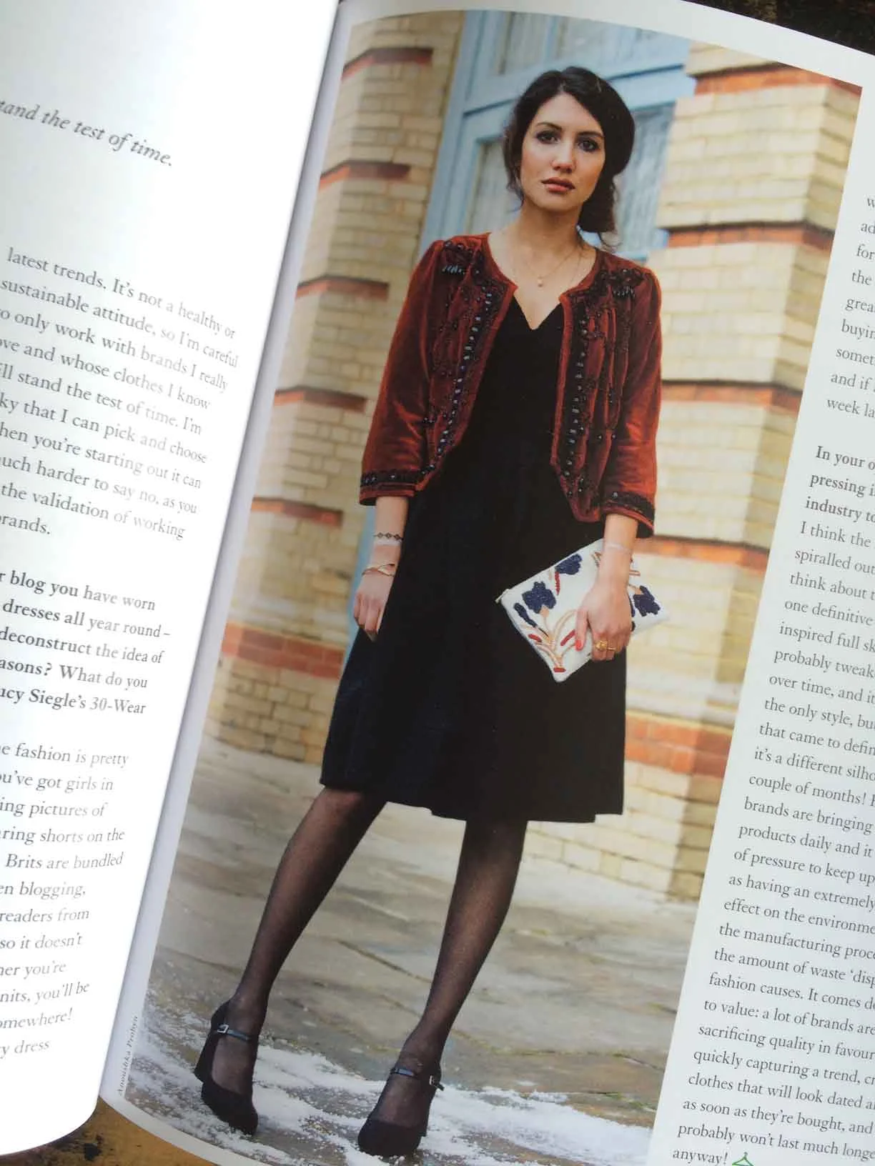Anoushka Probyn: “I’m careful to only work with brands I love and whose clothes I know will stand the test of time.”