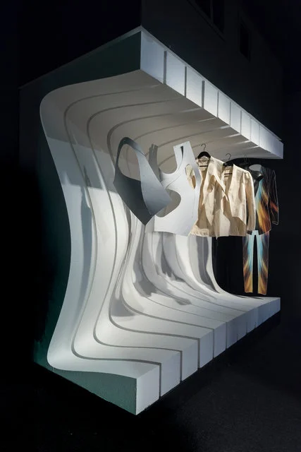 Pieces designed by Patrik Schumacher for an exhibition inspired by the work of the architect Zaha Hadid, who died in March. Credit Damian Griffiths/Courtesy of Maison Maison Non