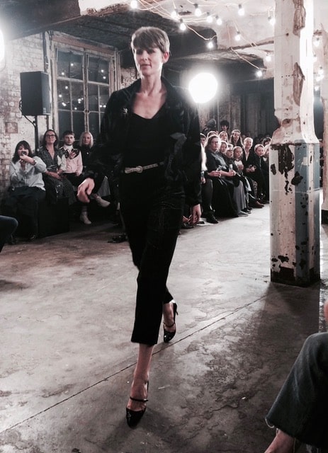 Stella Tennant demonstrates teddy boy chic. Picture: Bel Jacobs.