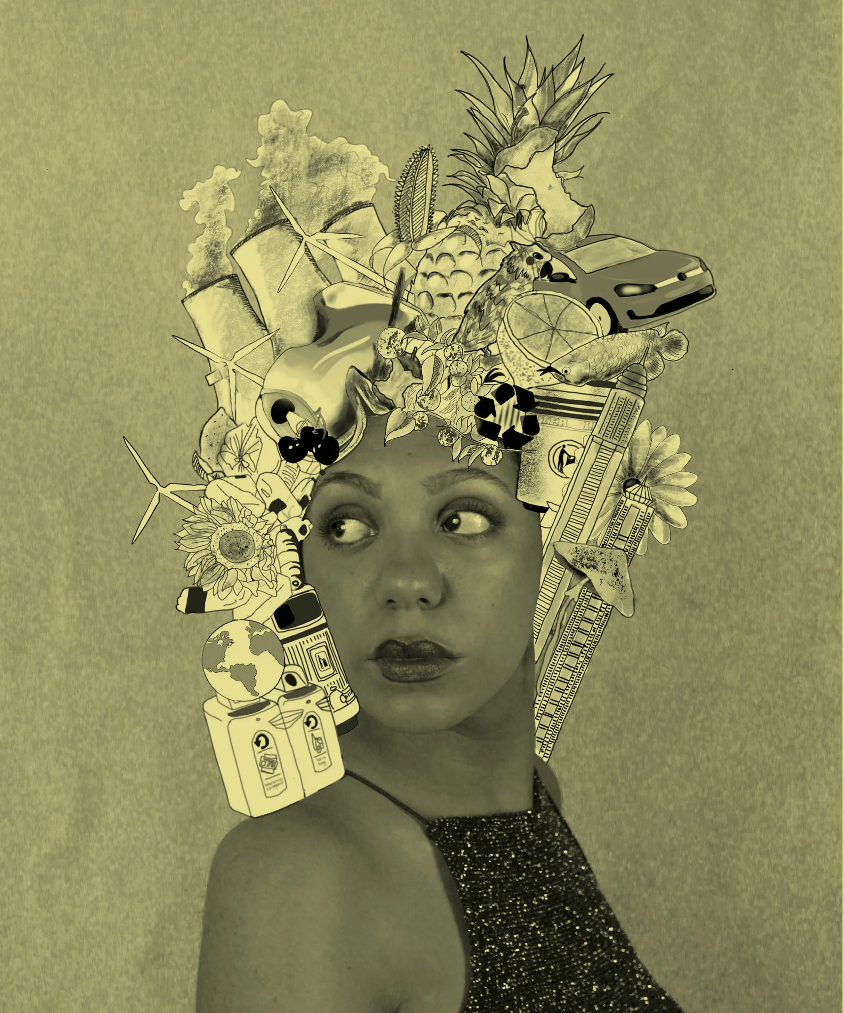CSM Graphic Design student Helena Traill illustrates the Anthropocene.
