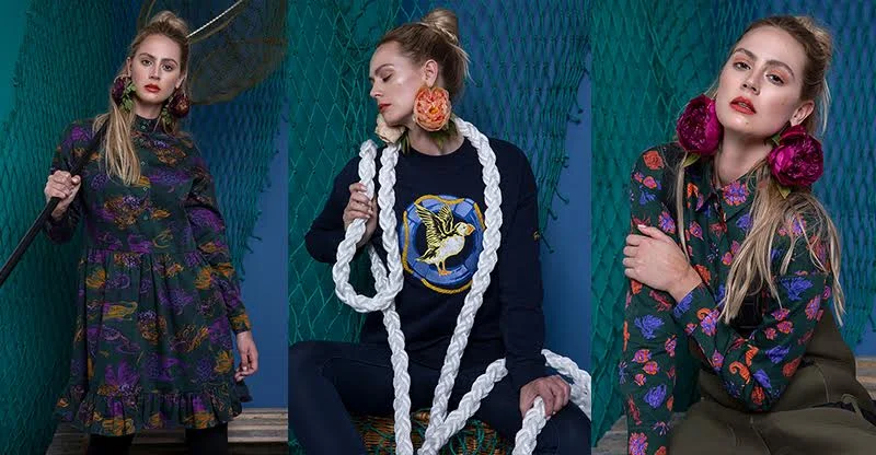Beautiful illustrations pay tribute to sealife threatened by plastic in Gung Ho’s latest collection.