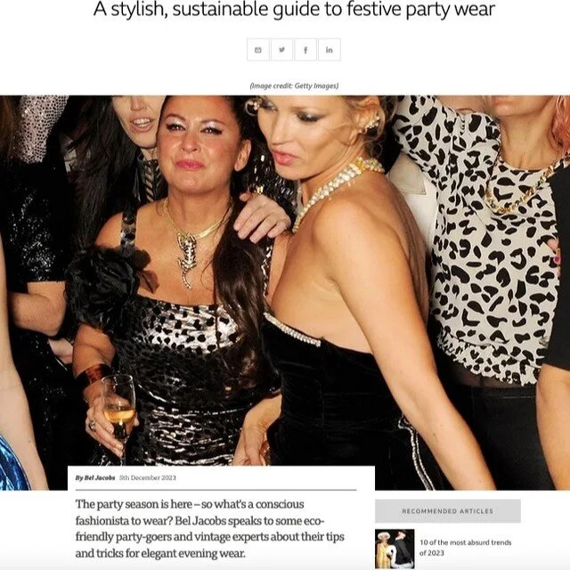 &quot;#Christmas comes early for #fashion magazines, which start publishing party-dressing lists from mid-October. But a quick glance at the selection reveals concerns. That pleated cut-out maxi dress with plunging V-neck in red &quot;elevated satin&