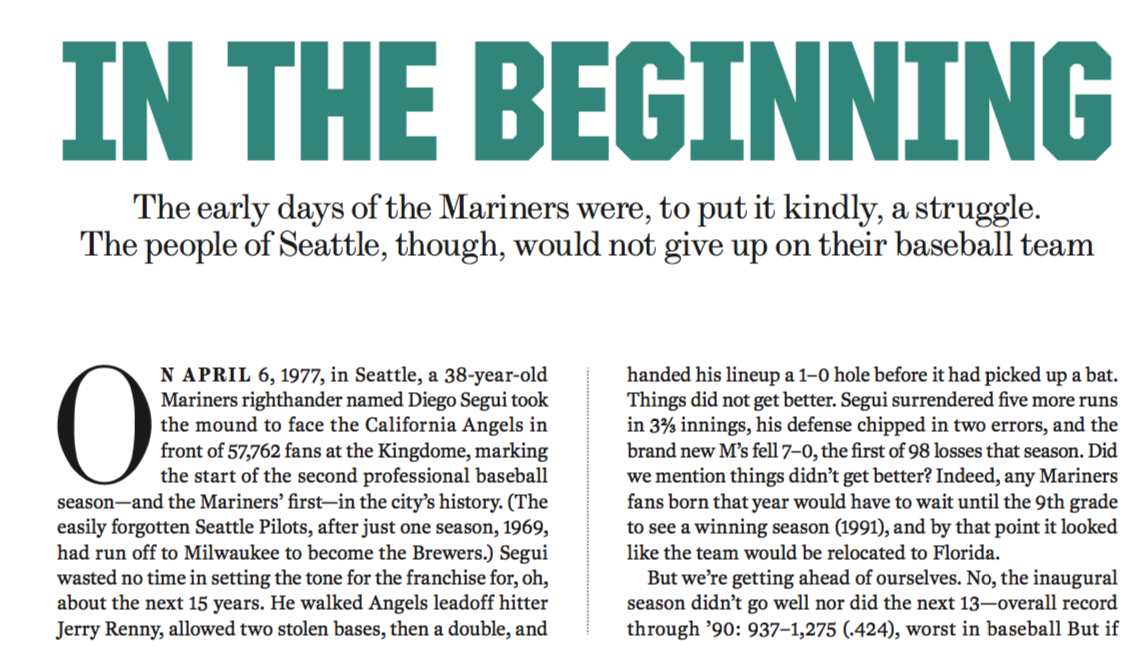 Time: Seattle Mariners 