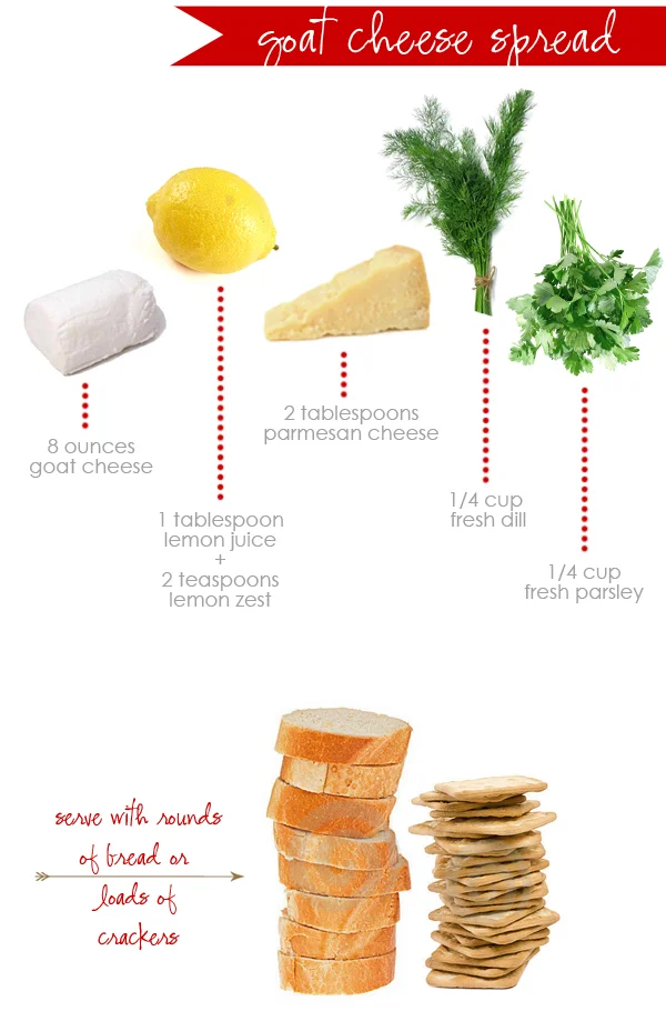 Weeknight Party Girl :: Goat Cheese Spread