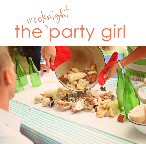 Weeknight Party Girl ::  A Beachside Clambake