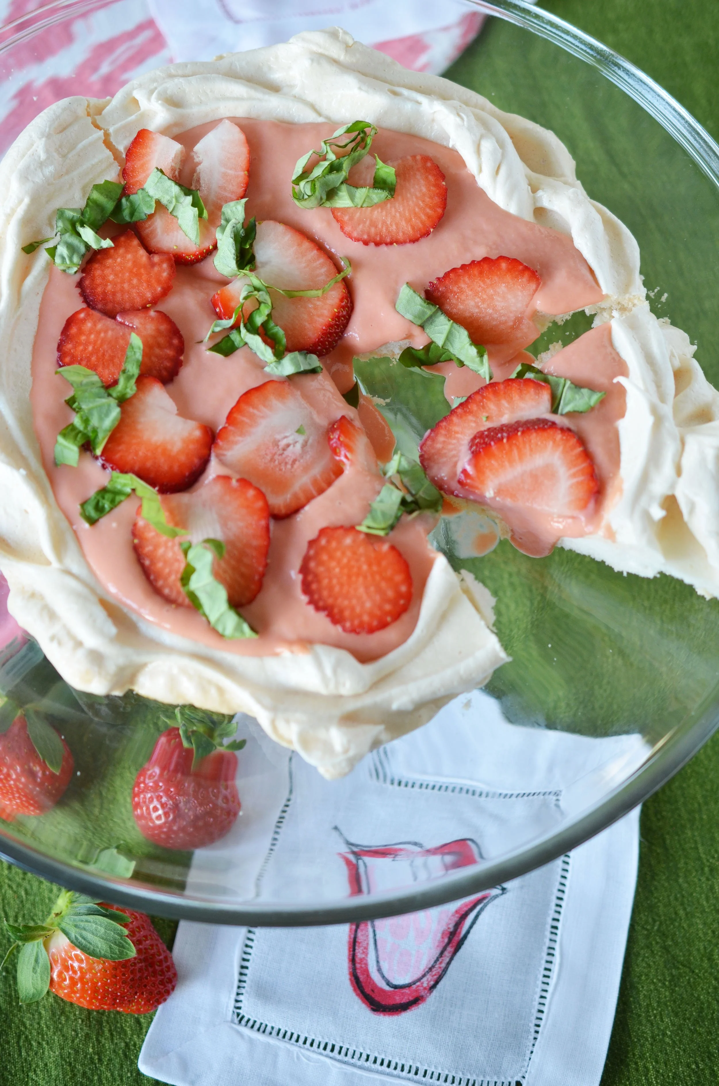Rhubarb Curd Meringue