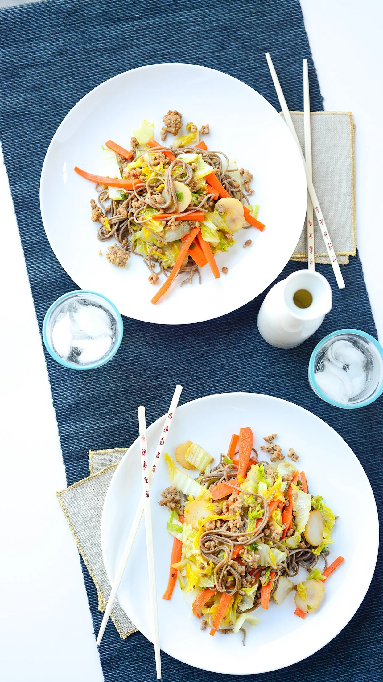 Ali Hedin Potsticker Pasta for a fast weeknight dinner