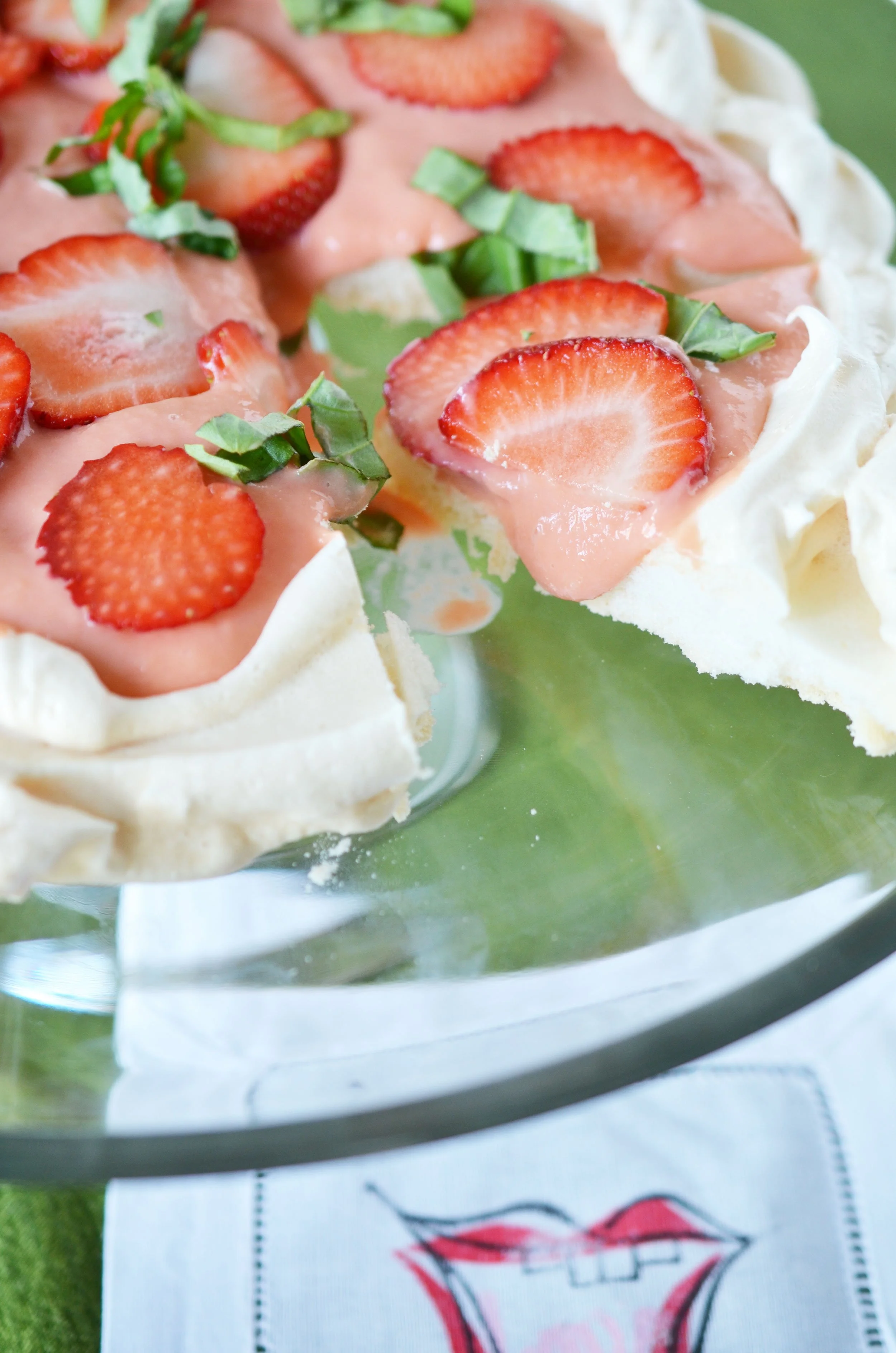 Ali Hedin Rhubarb Curd Meringue for Valentine's Day