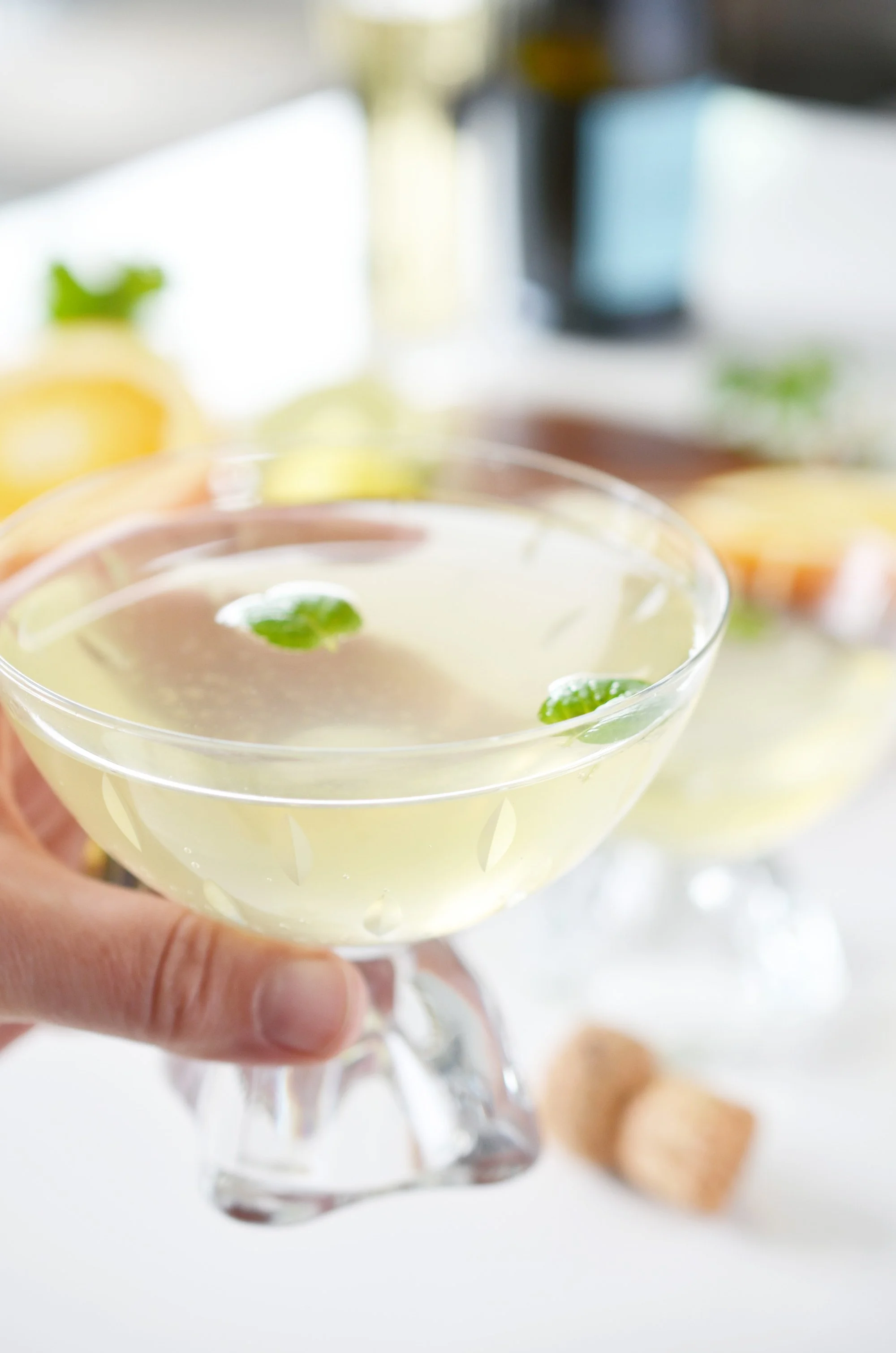 Ali Hedin Hugo Spritz cocktail for summer entertaining