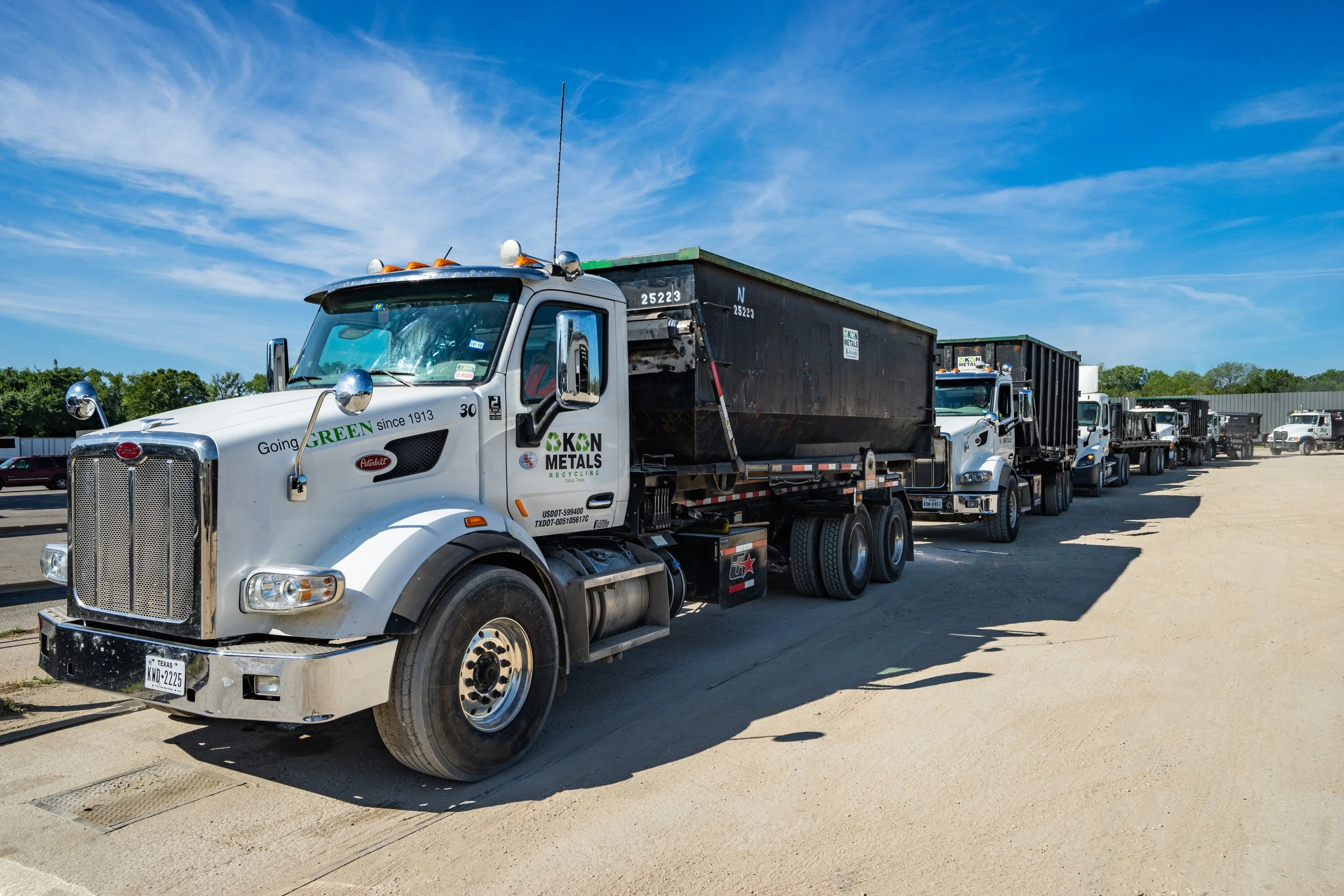 Scrap Metal Containers Dallas — Okon Metals
