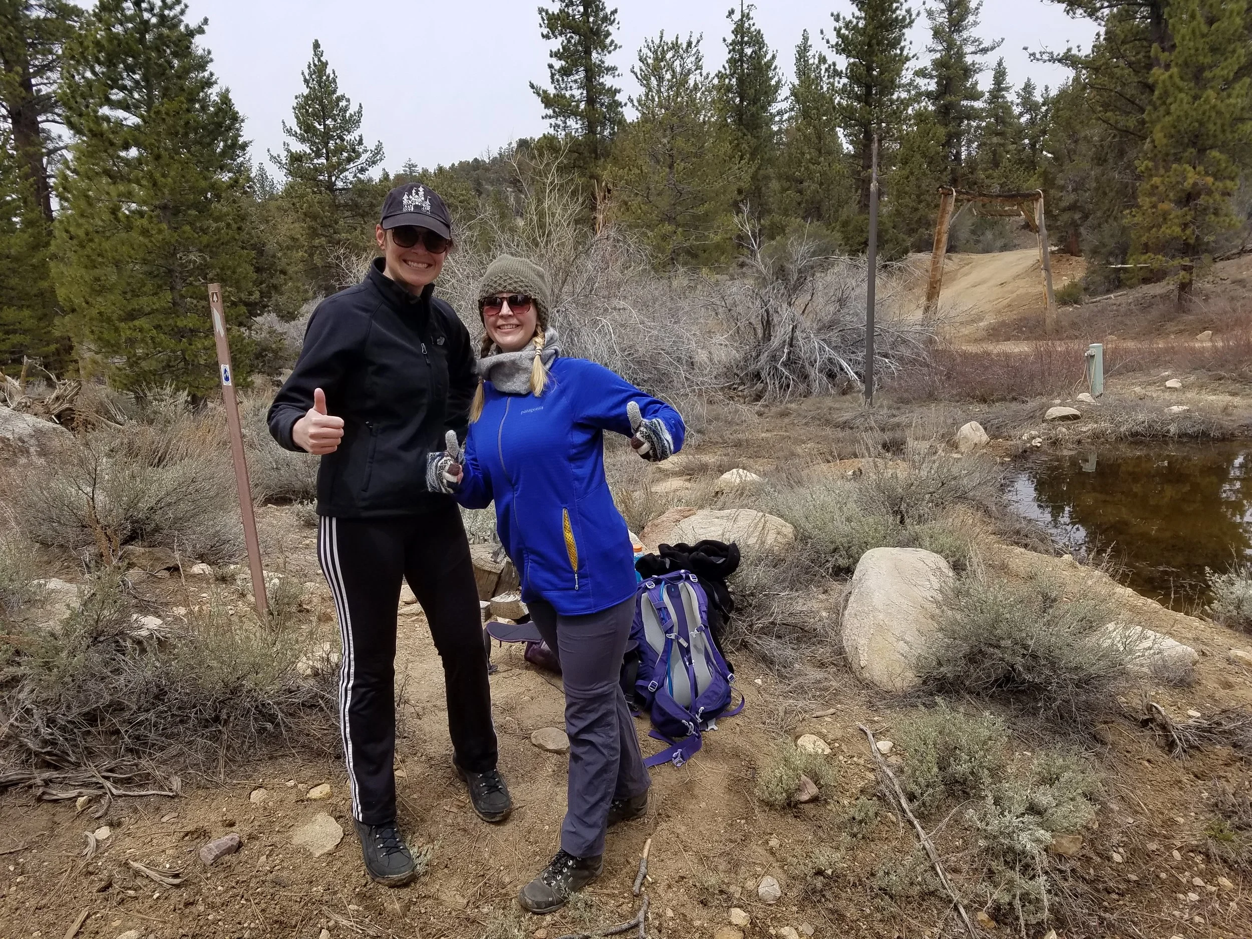 Vanessa and Jen, literal trail angels.