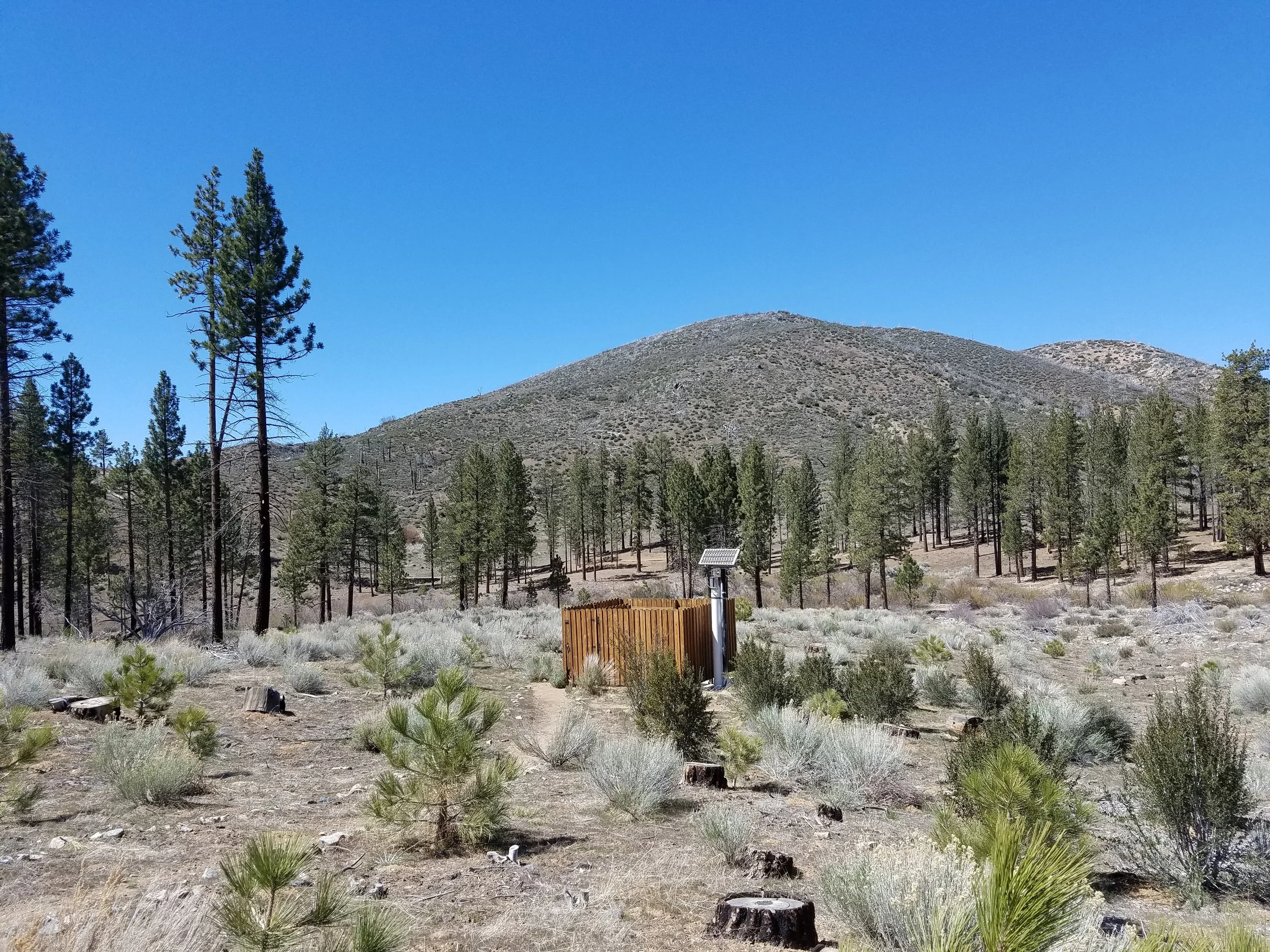 Random solar powered wilderness outhouse?! Yes, please!