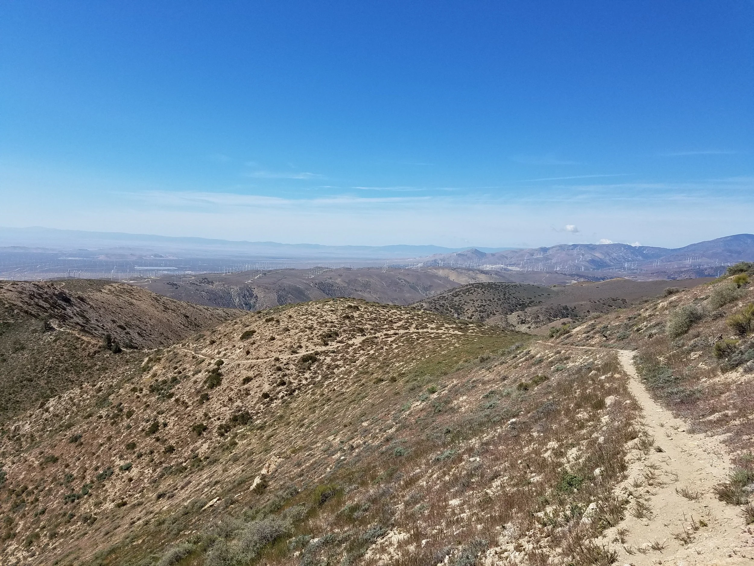 Big views down to Mojave