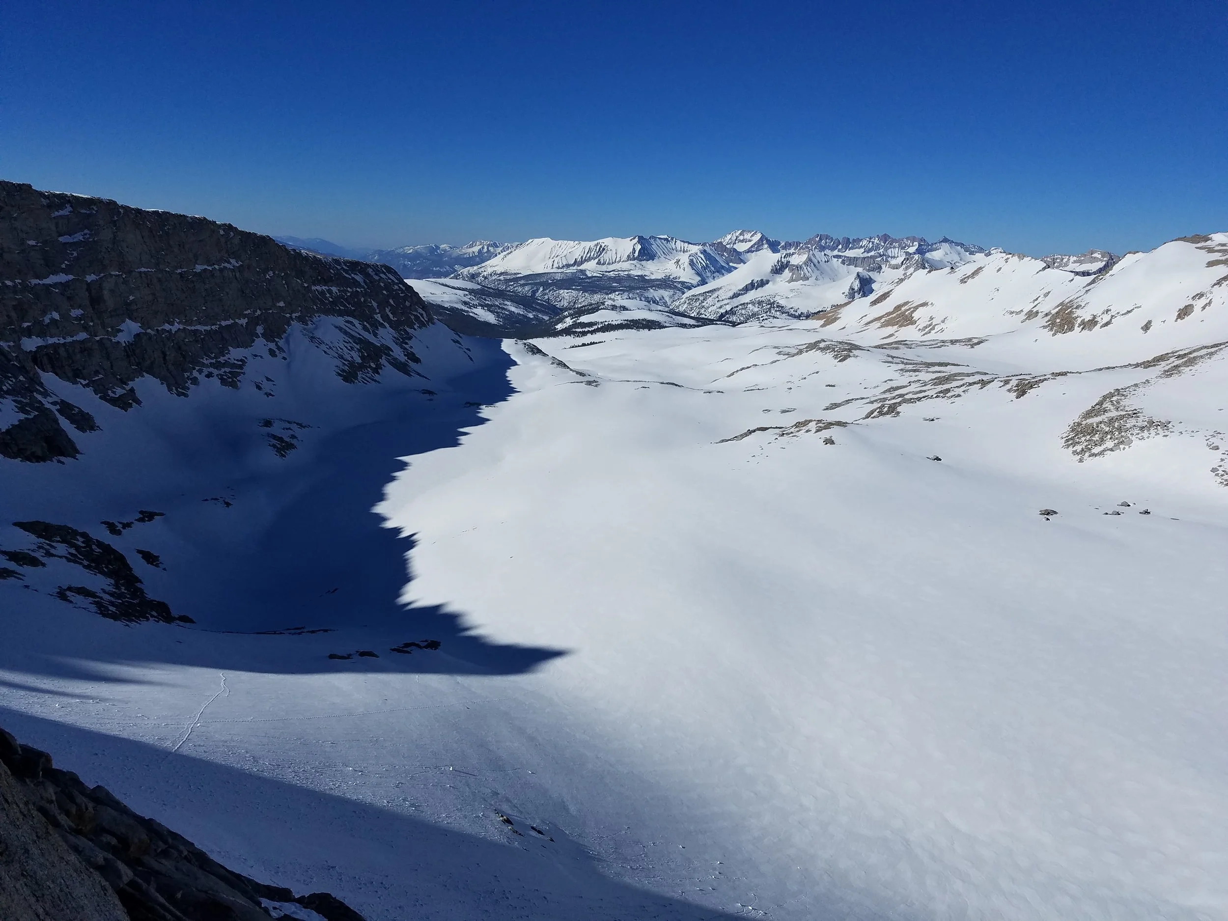 The view from high on Forester Pass.