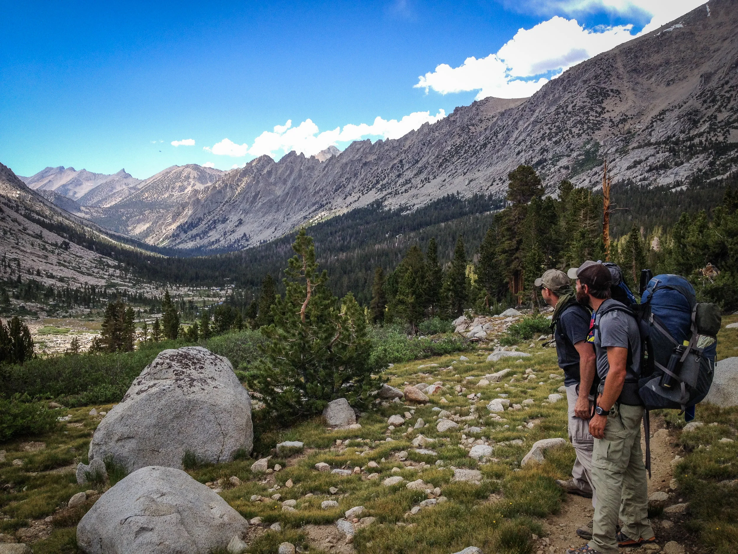June 2014 - Looking north along Bubbs Creek drainage, before I knew what ultralight anything was.... 