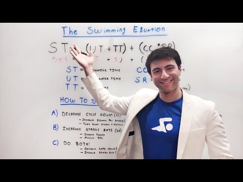 The Swimming Equation | ST = (UT + TT) + (CC*SR) - Whiteboard Wednesday