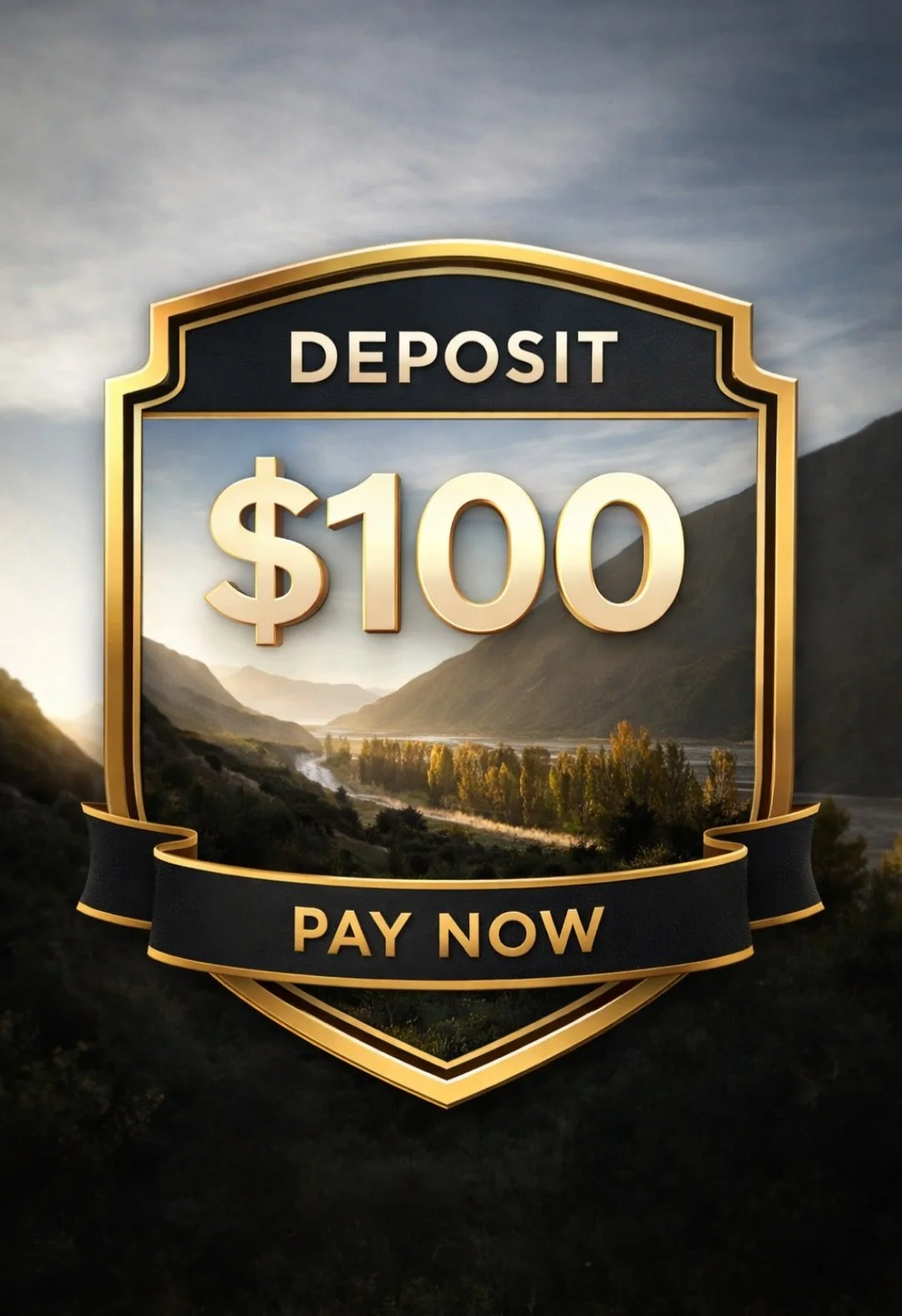 Hunt Deposit $100 USD