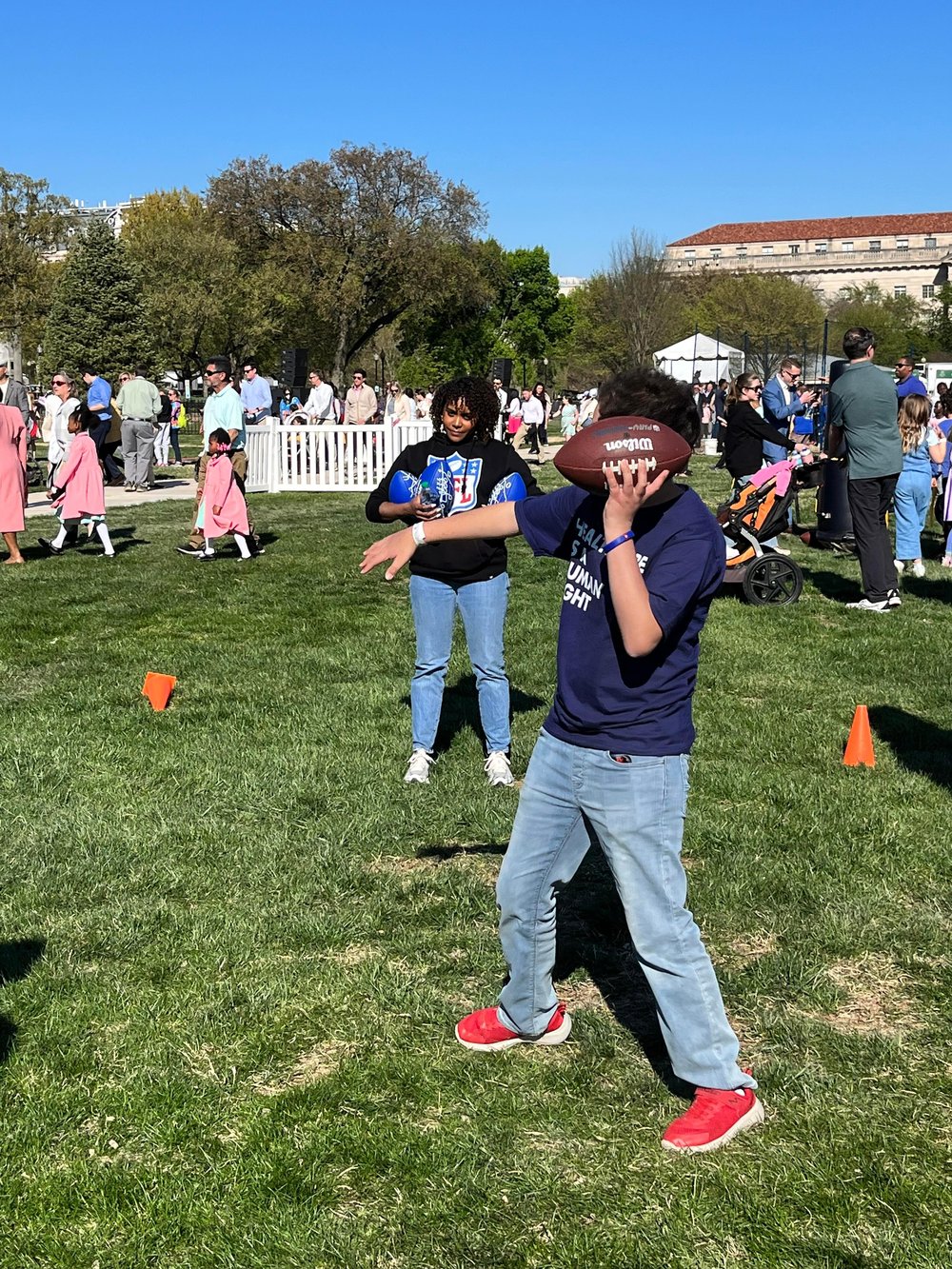 Tossing the Football