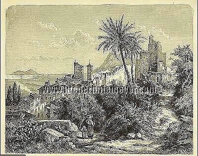 Late 19th century Terracina print