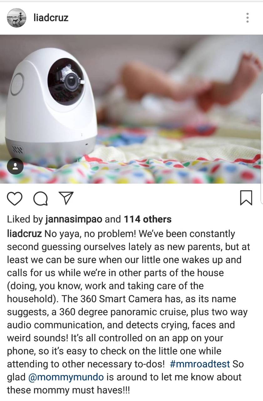 Source: Instagram @liadcruz