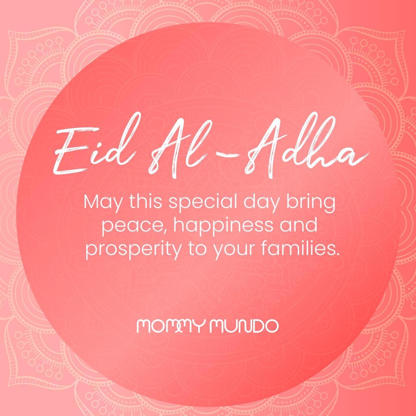 Eid Mubarak. Peace and love to you and your family.