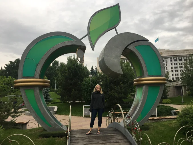 Walking around Almaty